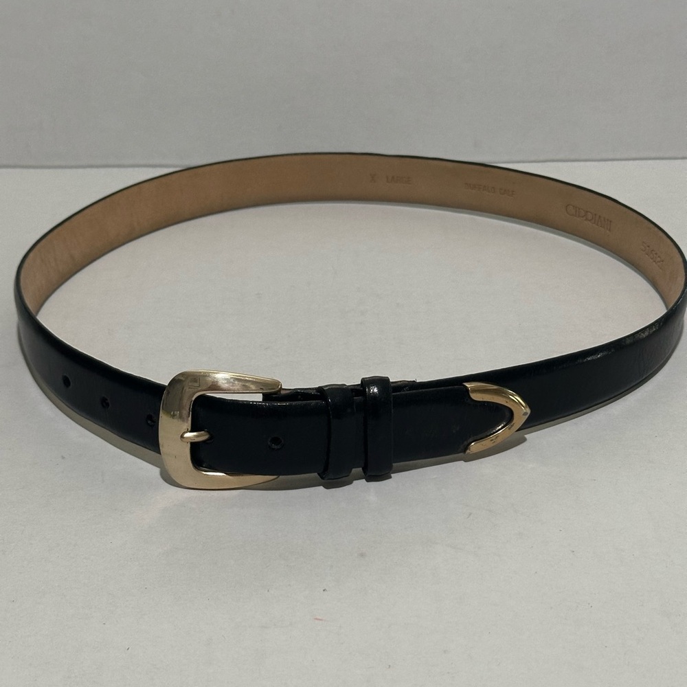 Vintage Cipriani  Buffalo Calf Leather Belt Size XL 31-34 Waist